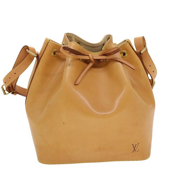 LOUIS VUITTON Nomad Leather Petit Noe Shoulder Bag Beige M85003 - Picture 1 of 16